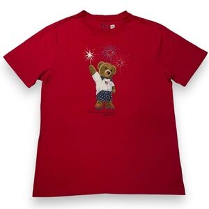 Polo Ralph Lauren Polo Bear Fireworks T-Shirt – Red